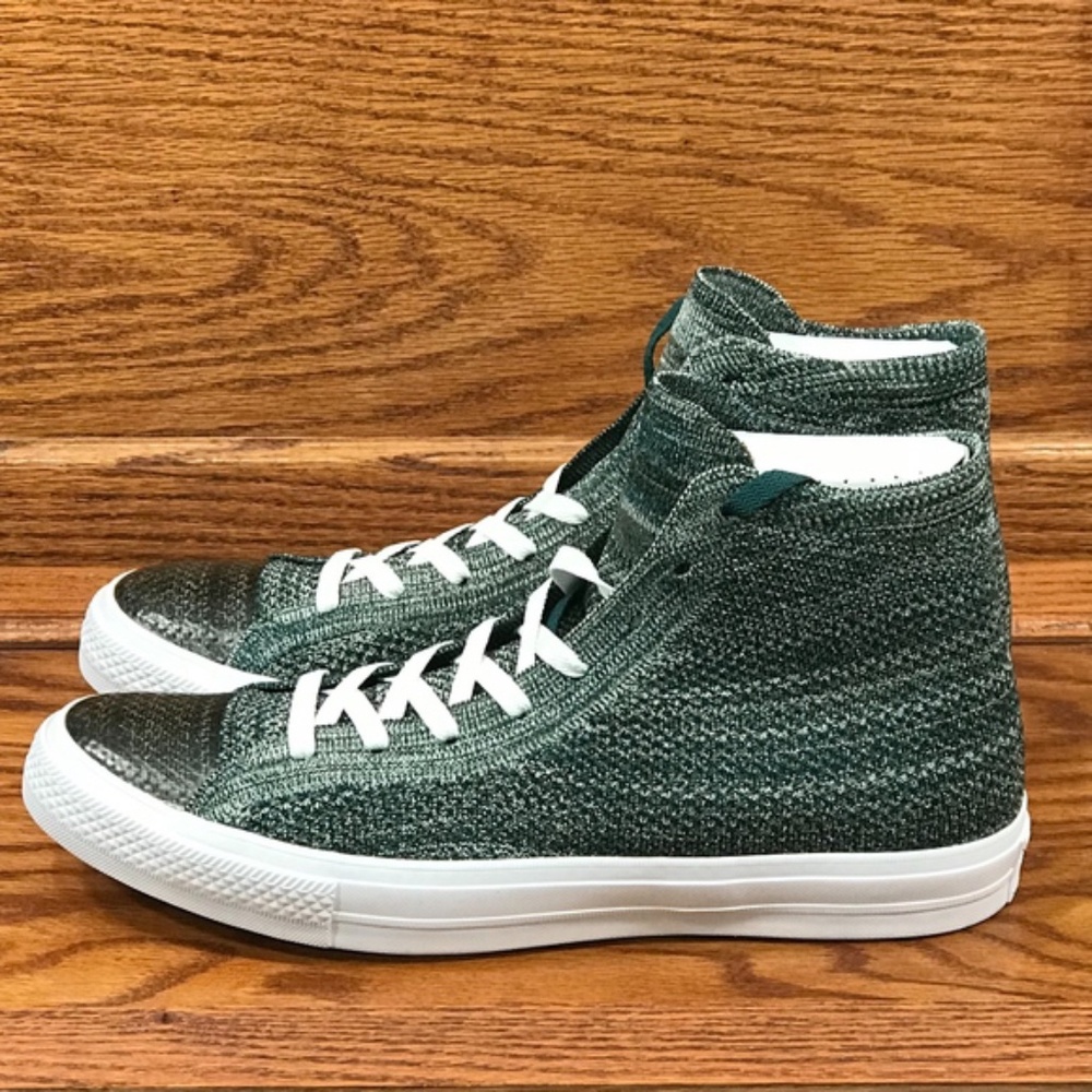 Converse CTAS Hi Dark Atomic Teal Igloo White Shoes - Picture 1 of 6